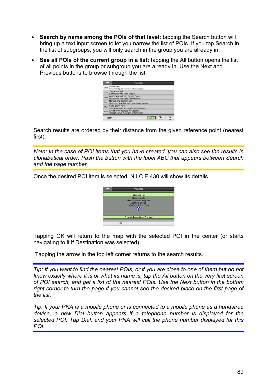 Clarion N.I.C.E. 430 User Manual | Page 152 / 158