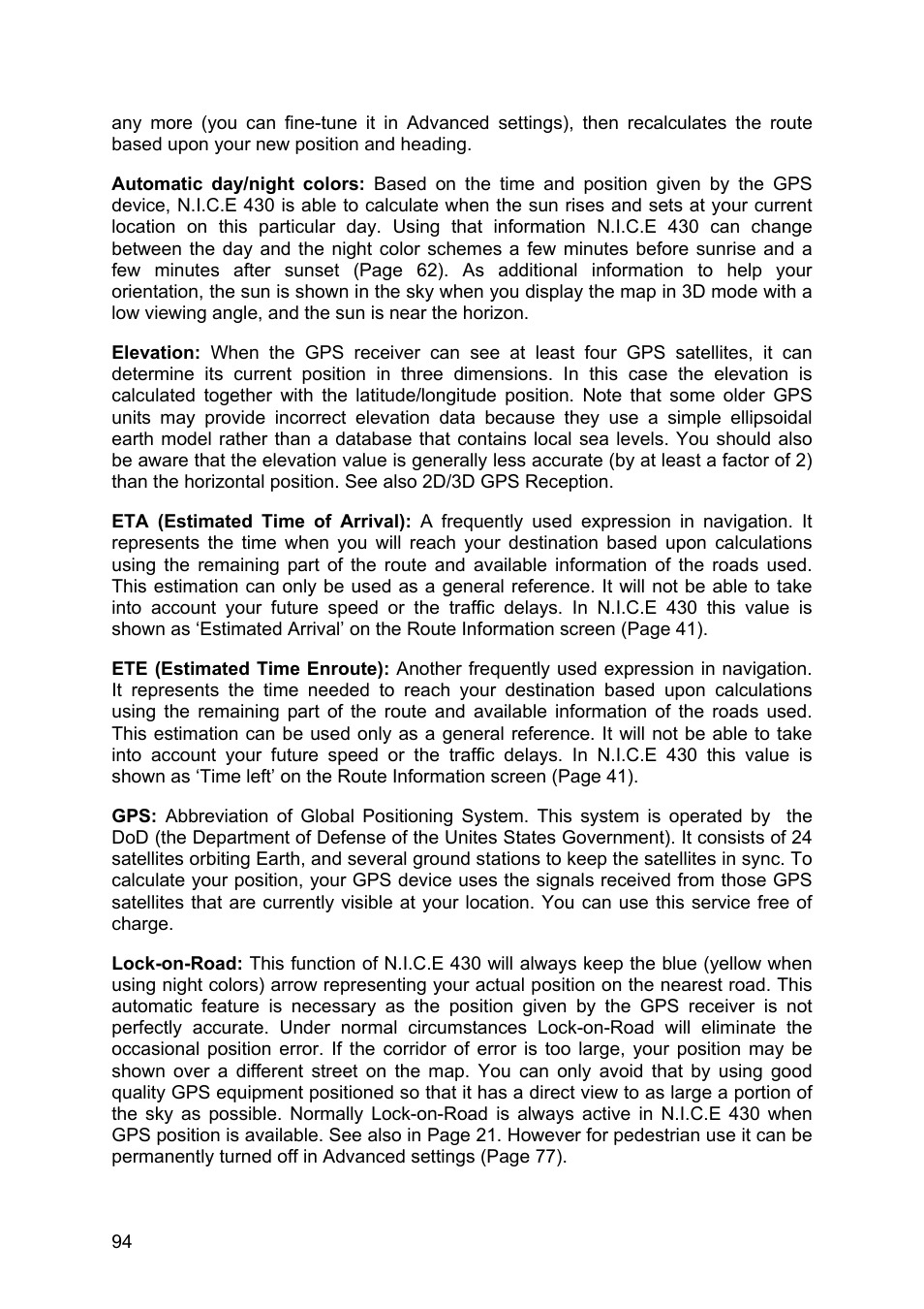 Clarion N.I.C.E. 430 User Manual | Page 157 / 158