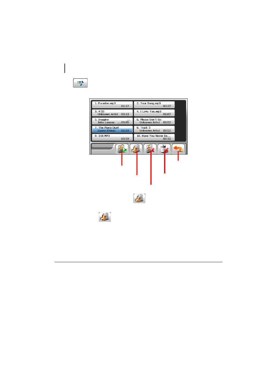 5 editing the play lists | Clarion N.I.C.E. 430 User Manual | Page 24 / 158