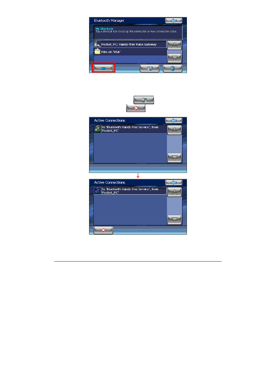 6 viewing active connections | Clarion N.I.C.E. 430 User Manual | Page 52 / 158