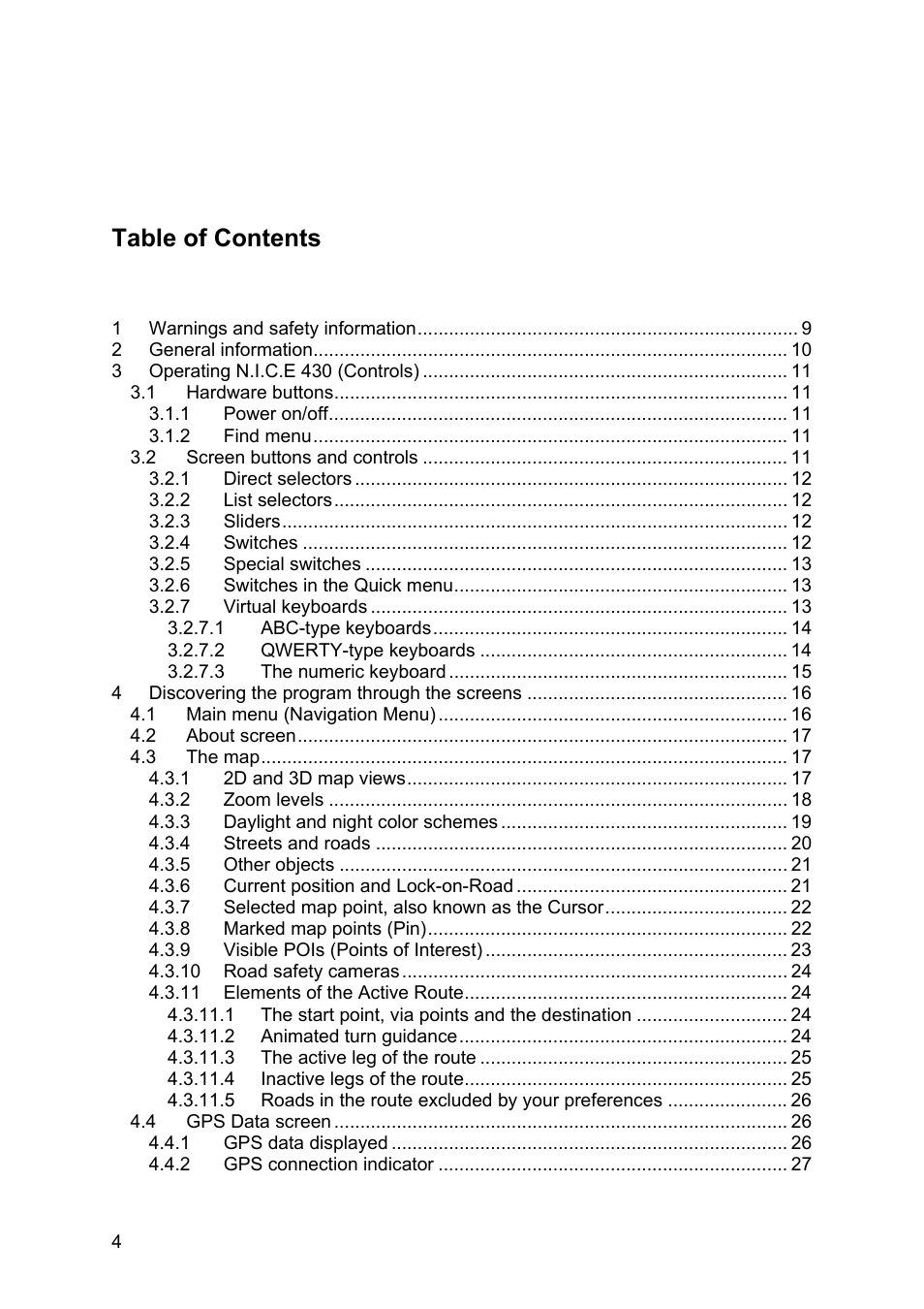 Clarion N.I.C.E. 430 User Manual | Page 67 / 158