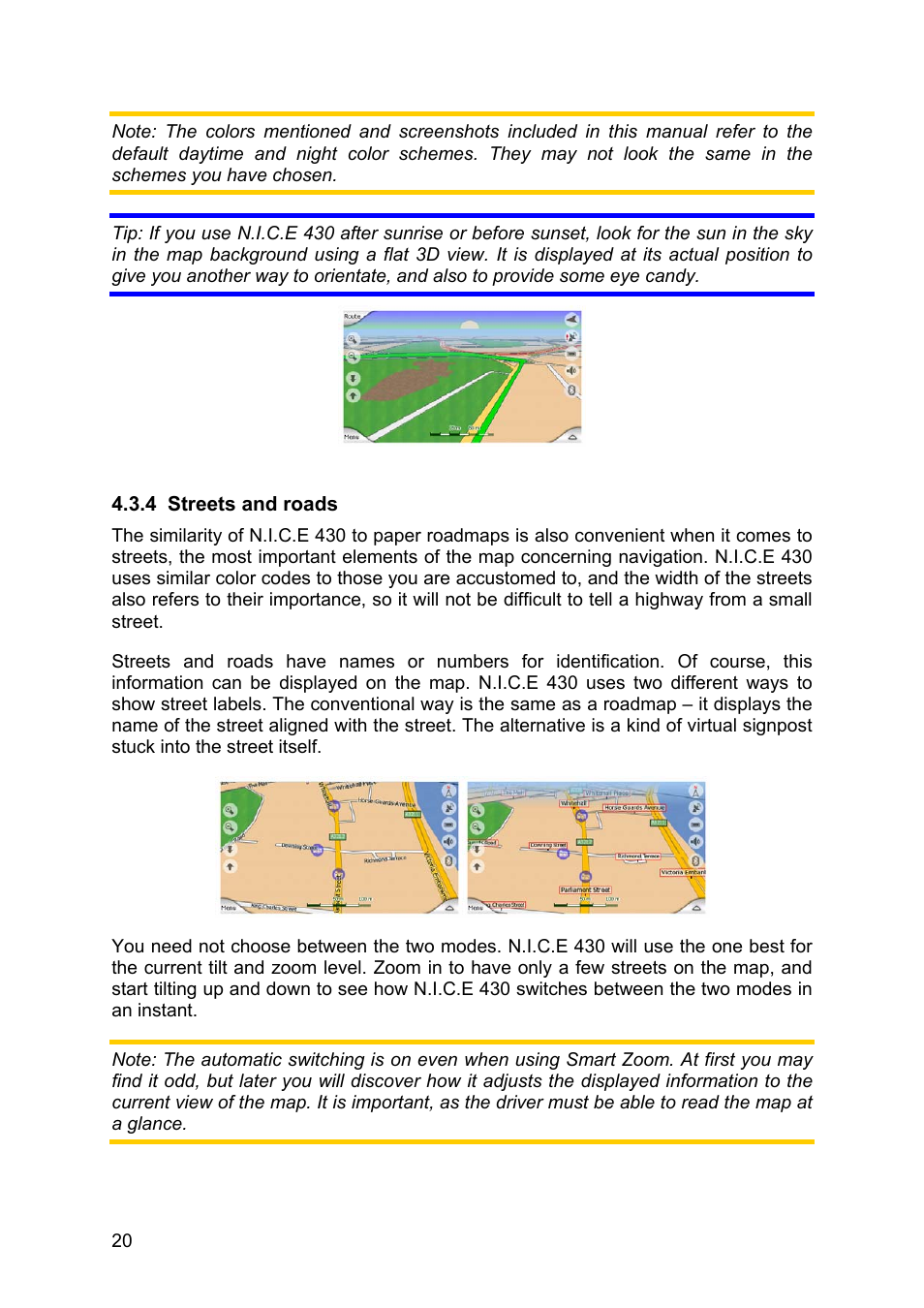 Streets and roads | Clarion N.I.C.E. 430 User Manual | Page 83 / 158