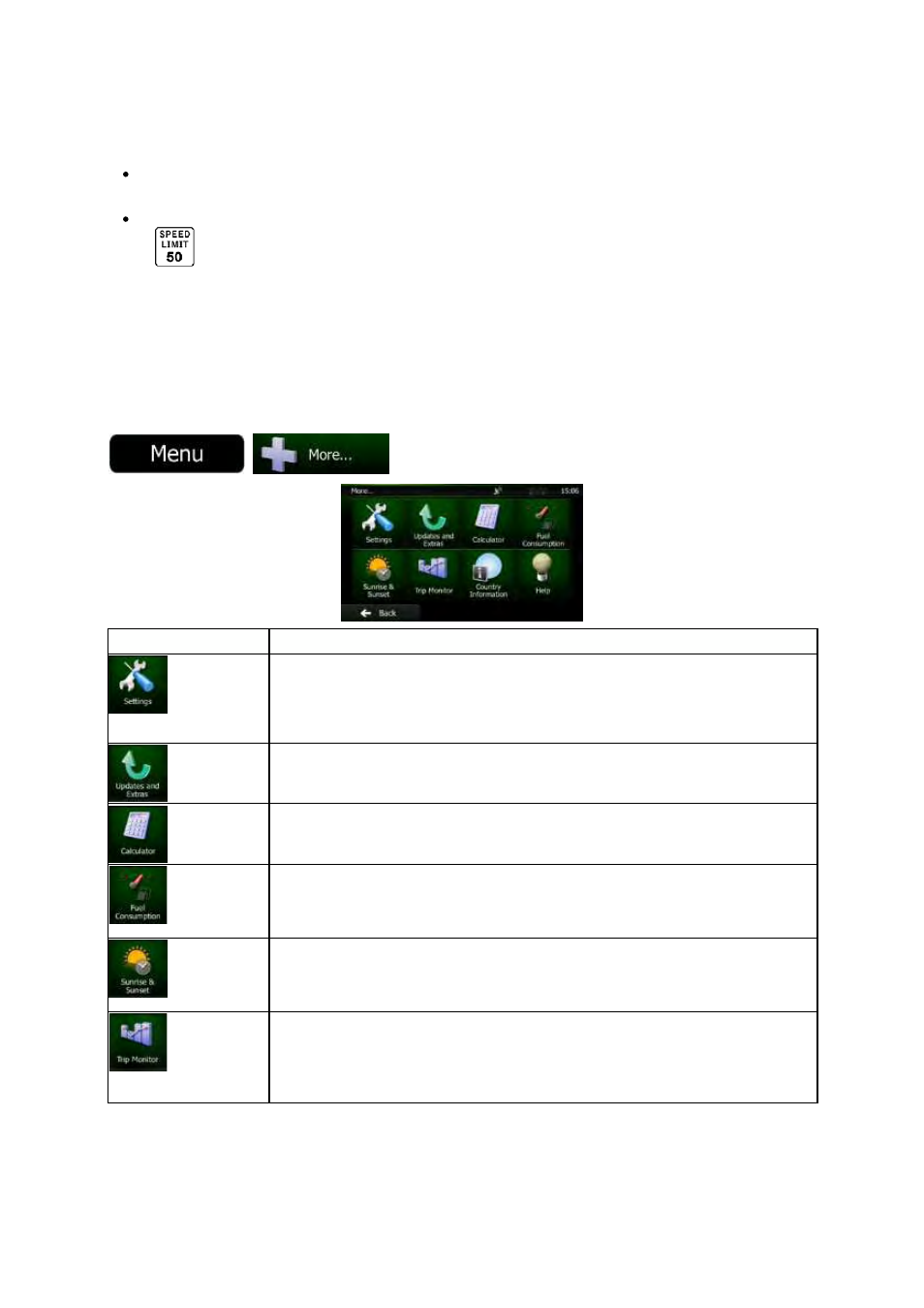 2 'more' menu | Clarion NX501 User Manual | Page 142 / 159
