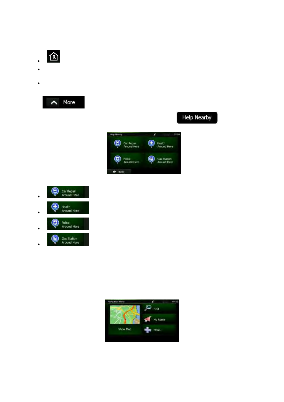 3 navigation menu | Clarion NX501 User Manual | Page 89 / 159