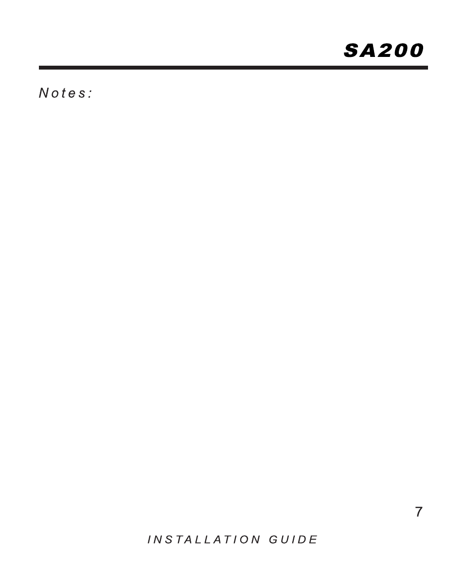 Clarion SA200 User Manual | Page 7 / 8