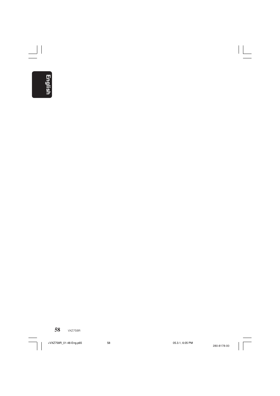 English | Clarion VXZ758R User Manual | Page 58 / 60
