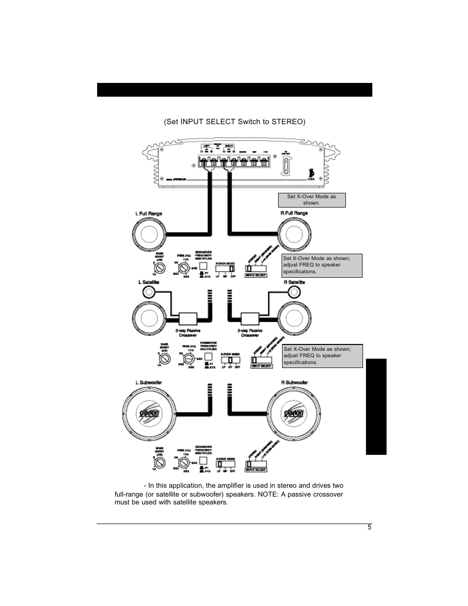 Owner’s manual | Clarion APX200 User Manual | Page 7 / 16