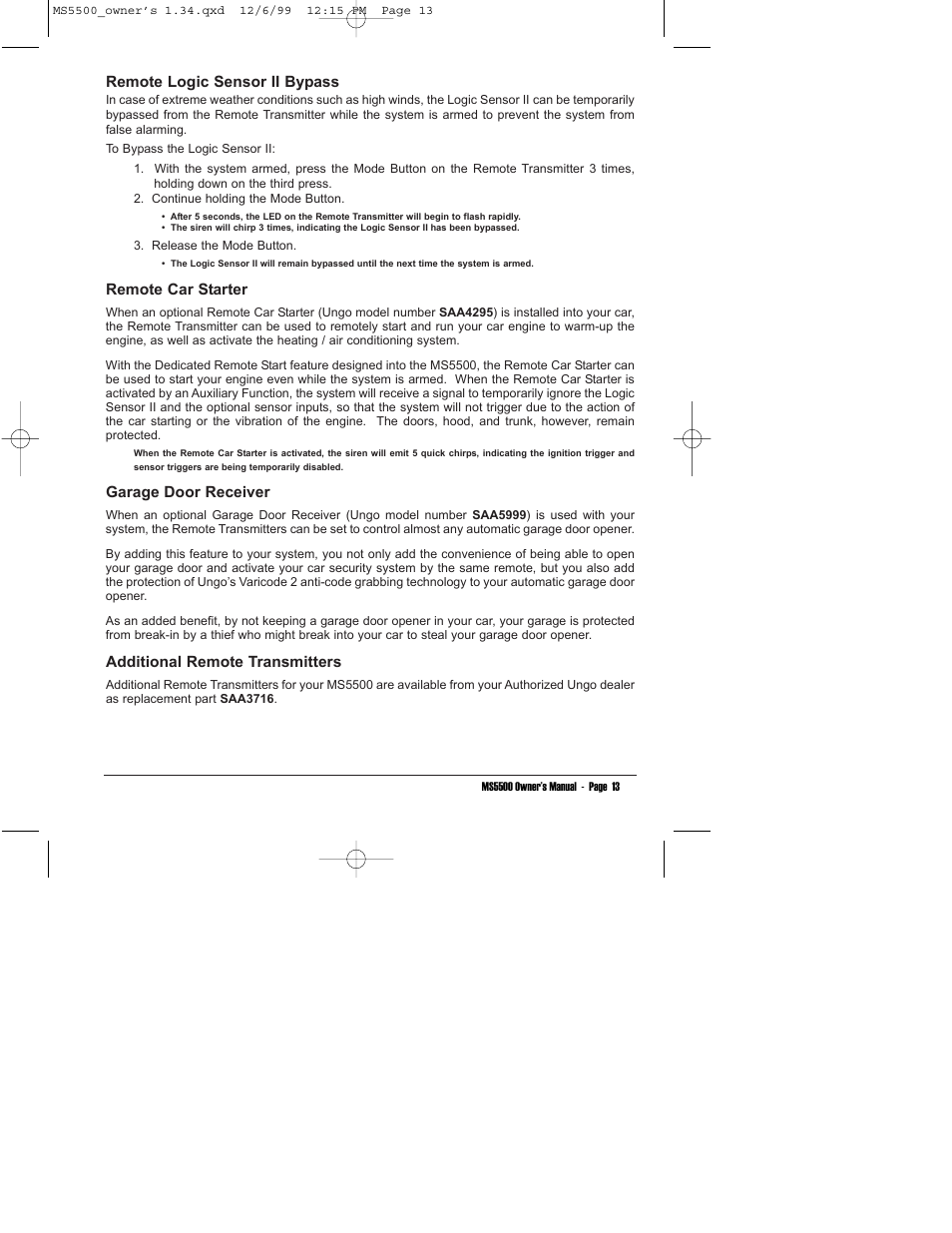 Clarion MS5500 User Manual | Page 17 / 24