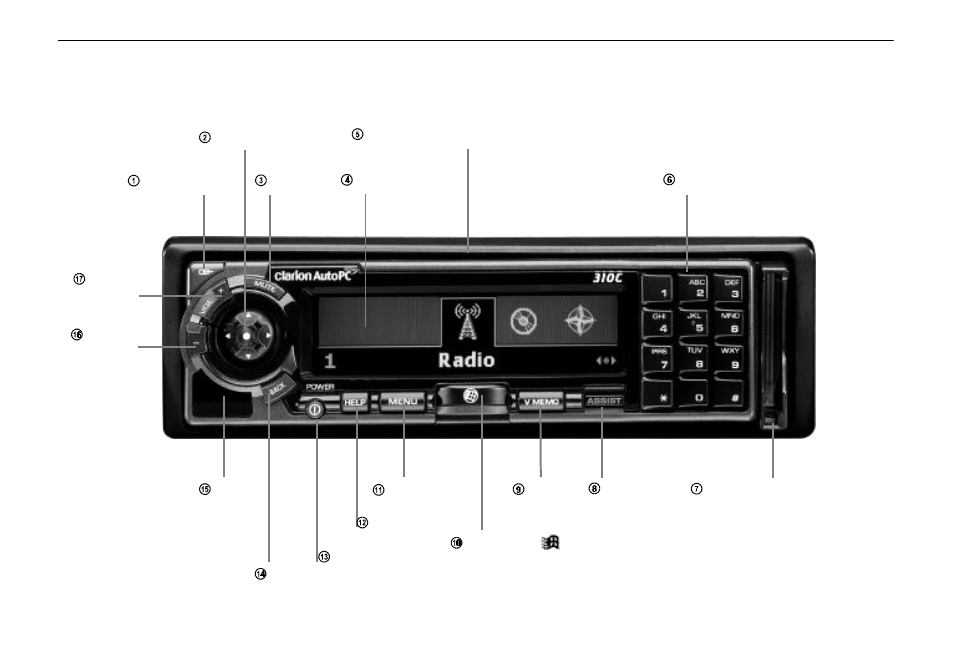 Locating the controls | Clarion AUTOPC 310C User Manual | Page 14 / 174