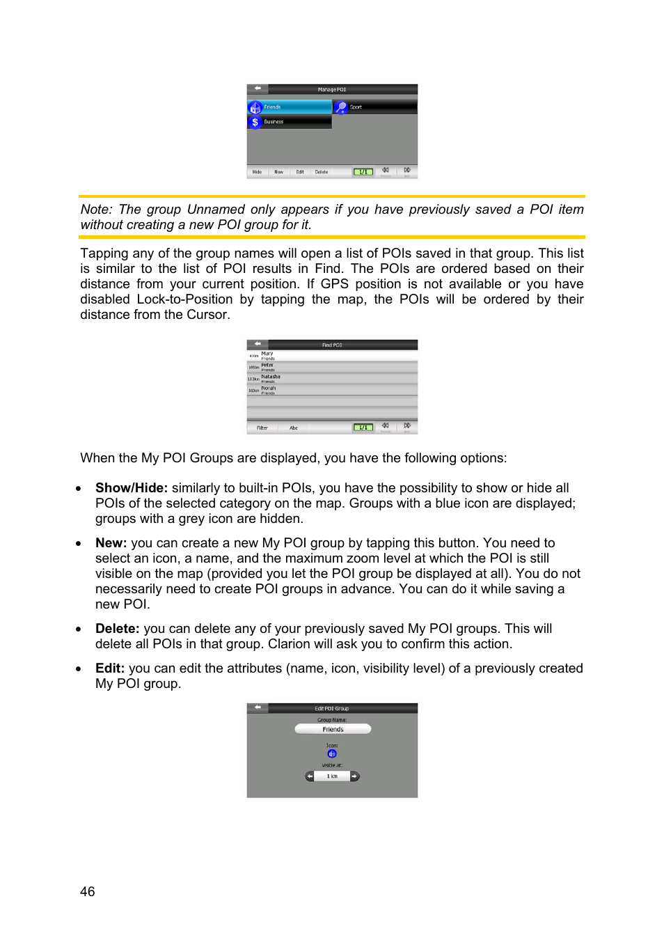 Clarion MAP670 User Manual | Page 46 / 94