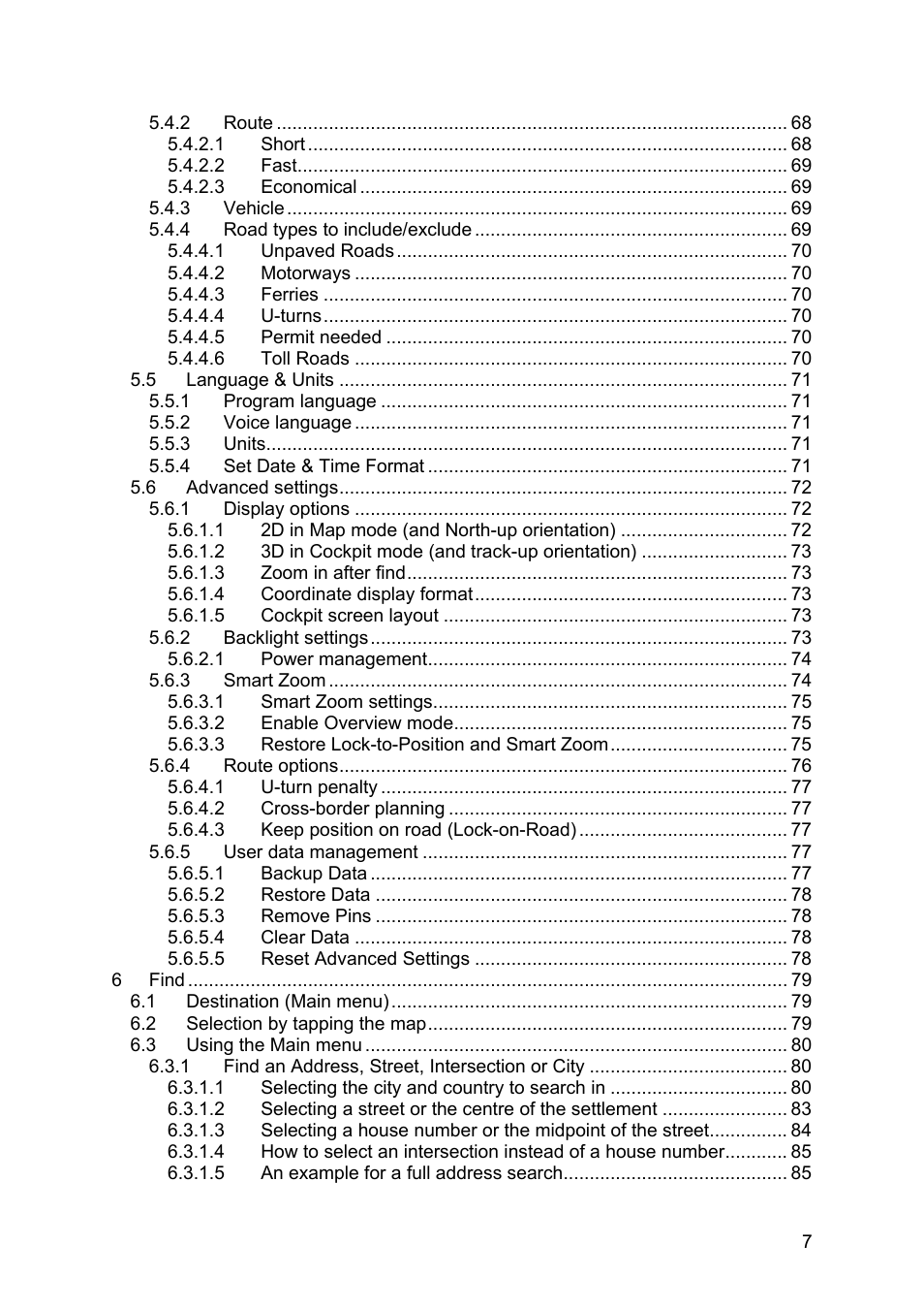 Clarion MAP670 User Manual | Page 7 / 94