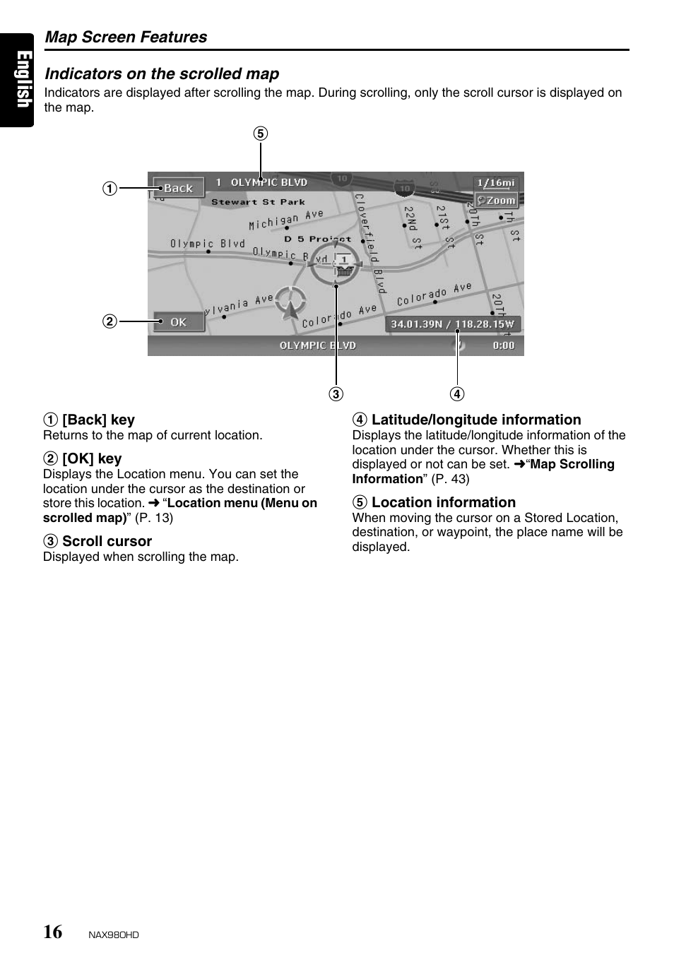 English | Clarion NAX980HD User Manual | Page 15 / 59