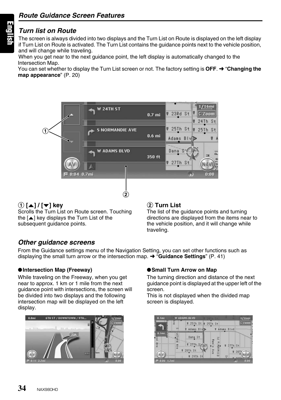 English | Clarion NAX980HD User Manual | Page 33 / 59