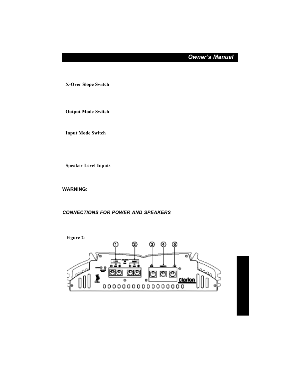 Clarion DPX1001.2 User Manual | Page 5 / 16