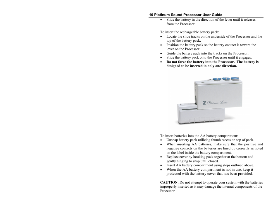 Clarion Platinum Sound Processor User Manual | Page 15 / 37