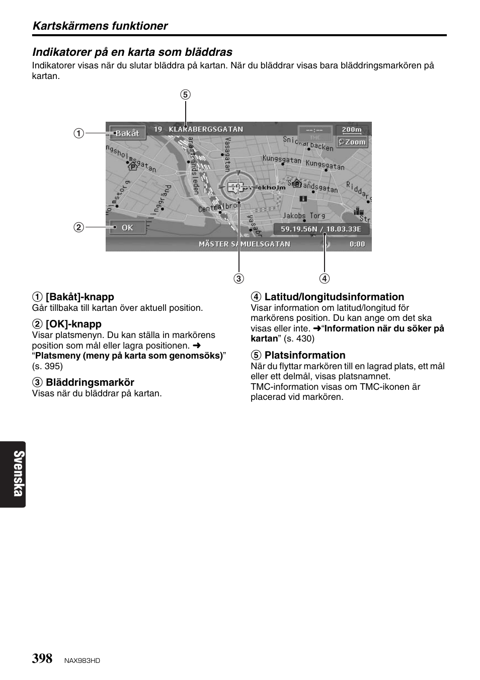 Svenska | Clarion NAX983HD User Manual | Page 15 / 98