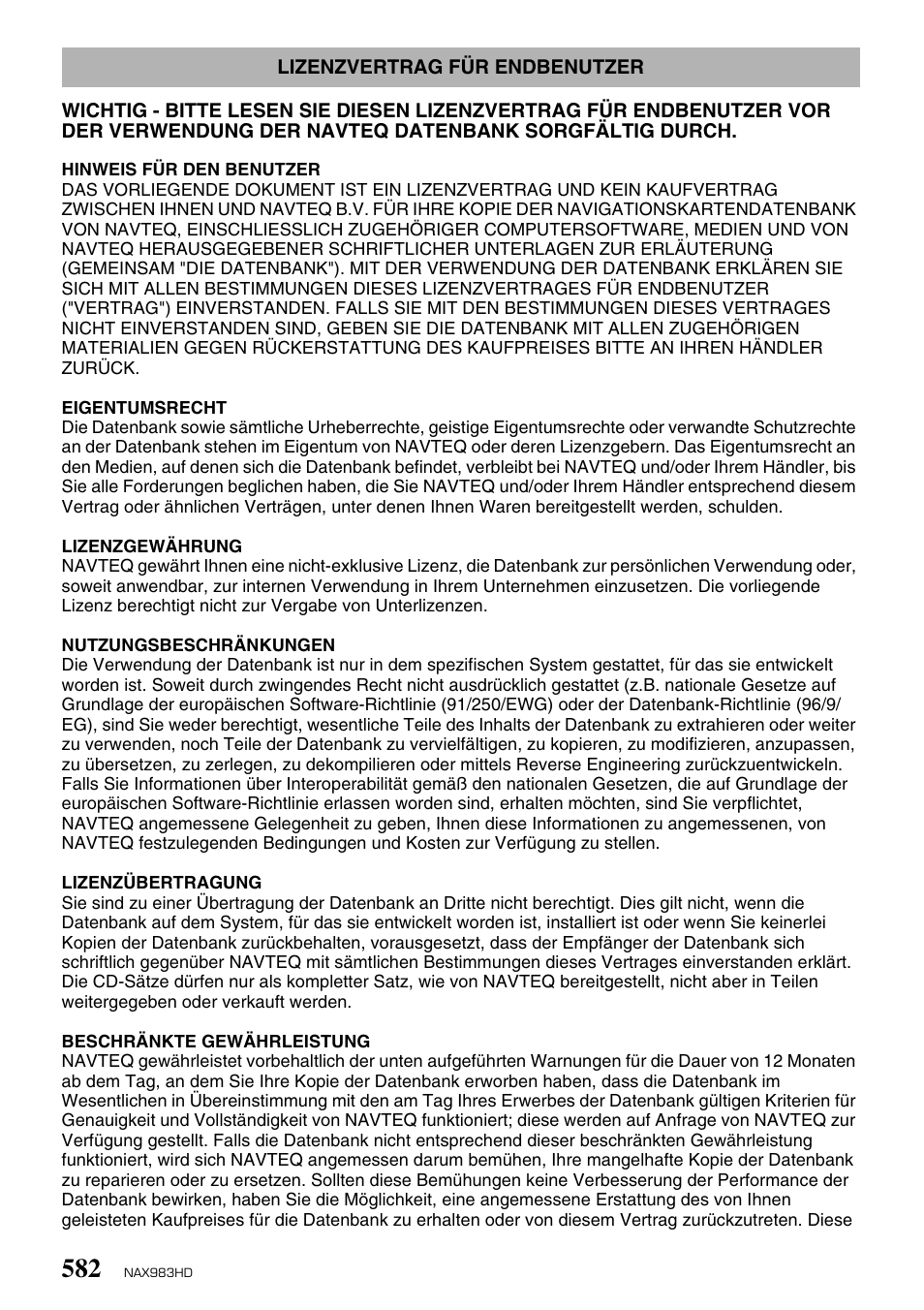 Clarion NAX983HD User Manual | Page 75 / 98