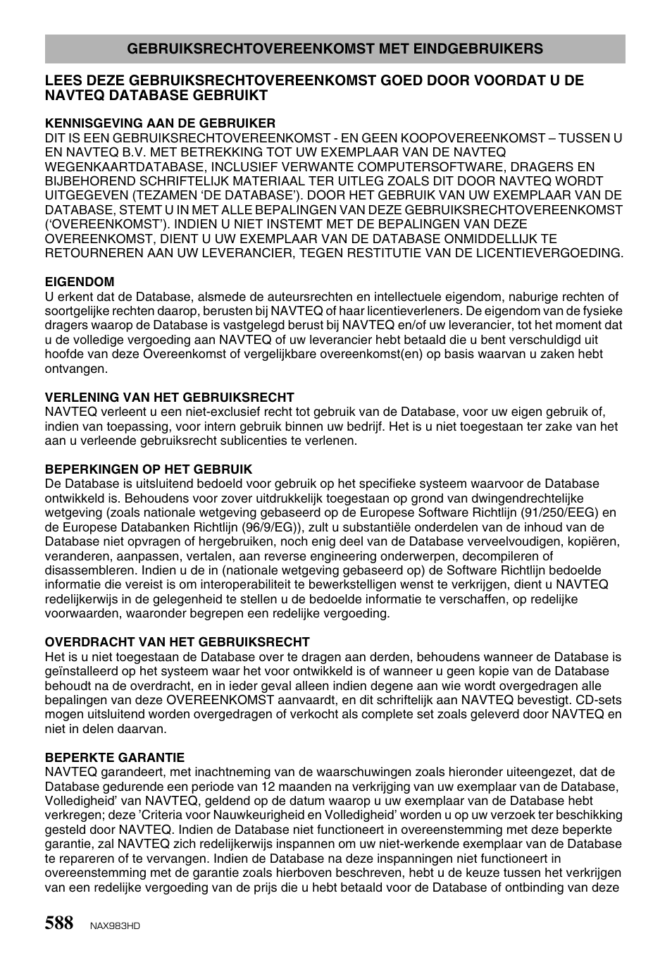 Clarion NAX983HD User Manual | Page 81 / 98