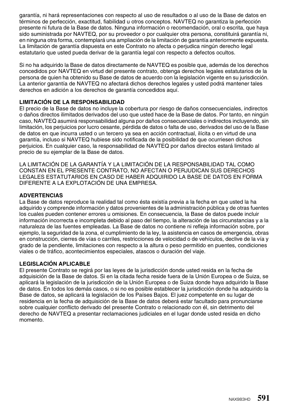 Clarion NAX983HD User Manual | Page 84 / 98