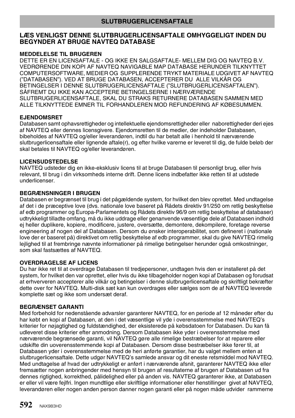 Clarion NAX983HD User Manual | Page 85 / 98