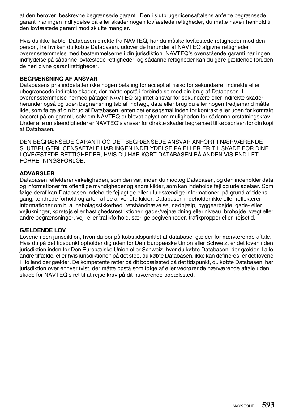 Clarion NAX983HD User Manual | Page 86 / 98
