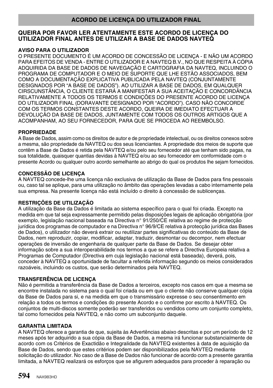 Clarion NAX983HD User Manual | Page 87 / 98