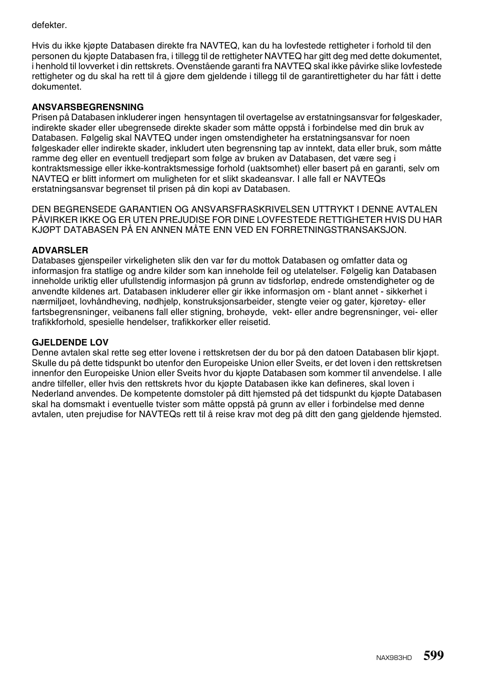 Clarion NAX983HD User Manual | Page 92 / 98