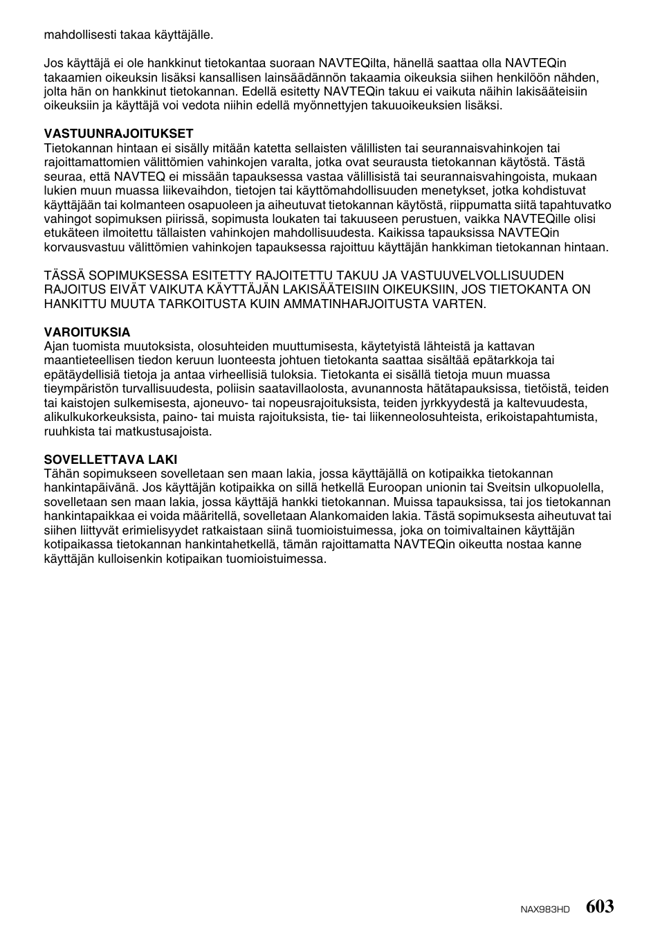 Clarion NAX983HD User Manual | Page 96 / 98