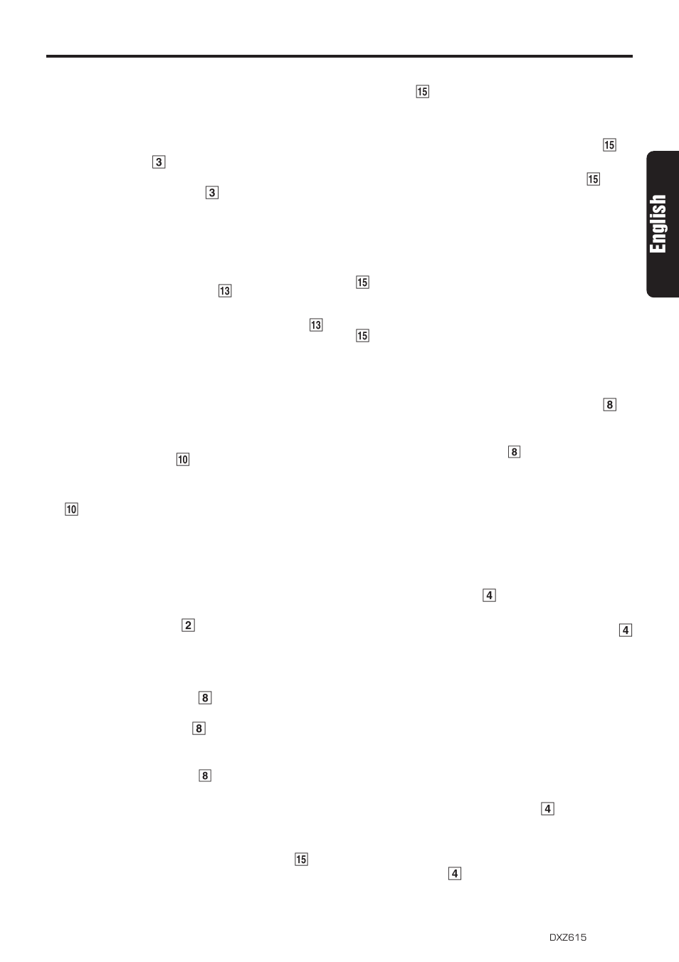 Md changer operations, 19 english, Md changer functions | Pausing play, Switching disc titles and track titles, Selecting an md, Selecting a track, Fast-forward/fast-backward, Top function, Scan play | Clarion DXZ615 User Manual | Page 15 / 30