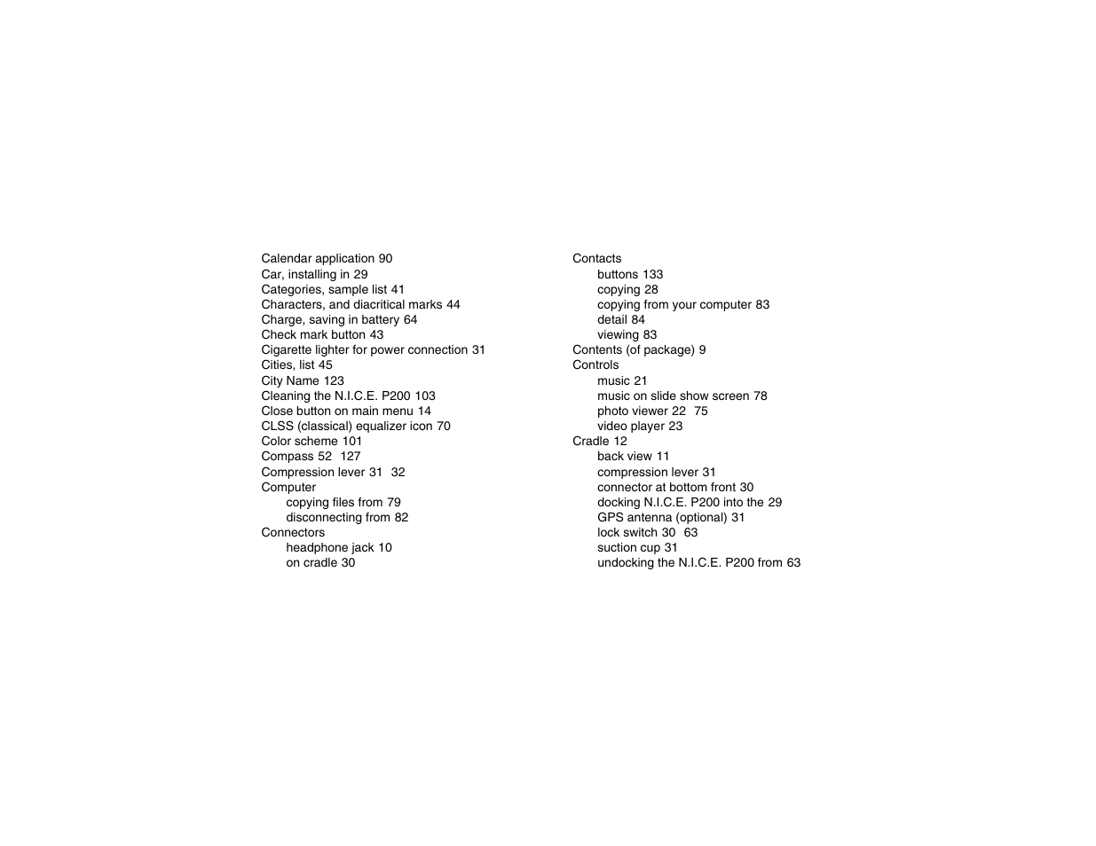 Clarion P200 User Manual | Page 141 / 156