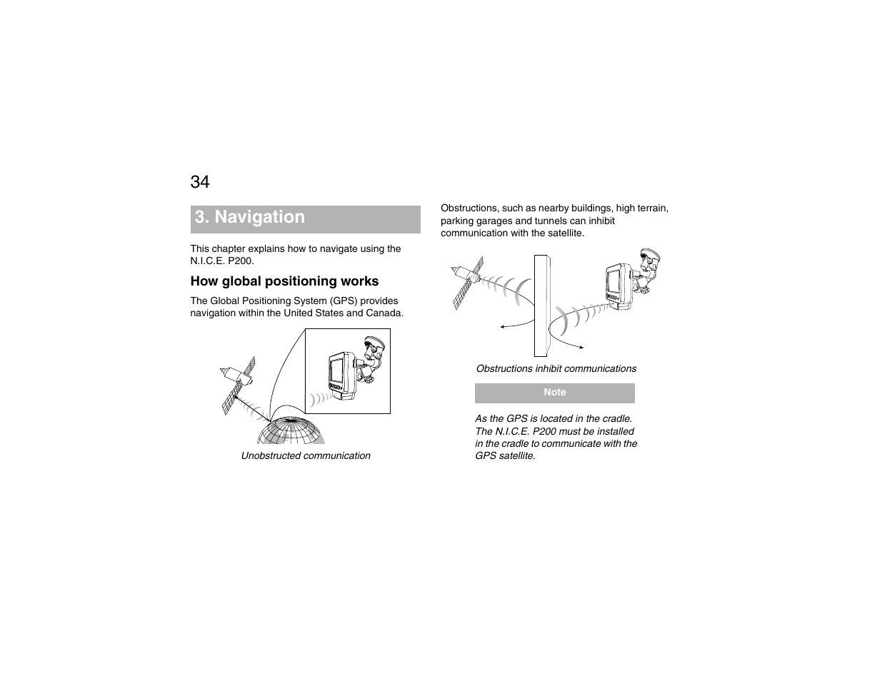 Navigation, How global positioning works | Clarion P200 User Manual | Page 34 / 156
