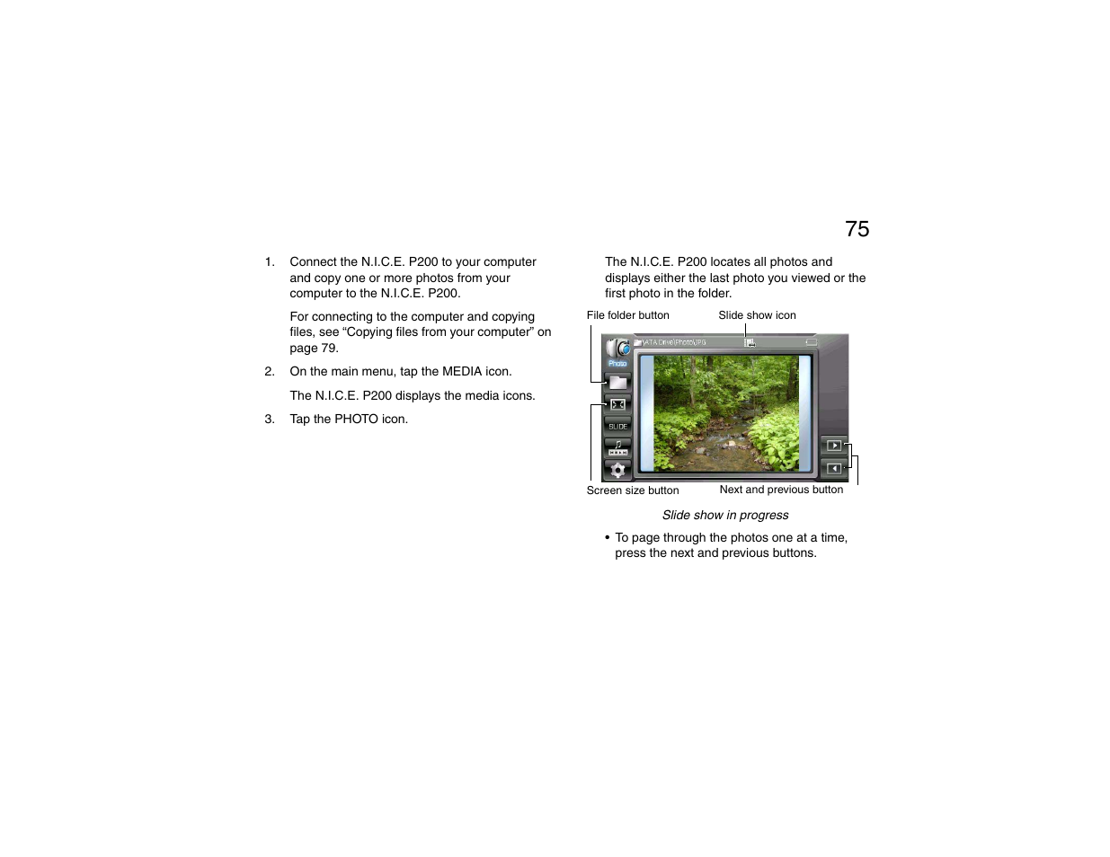 N.i.c.e. p200 | Clarion P200 User Manual | Page 75 / 156