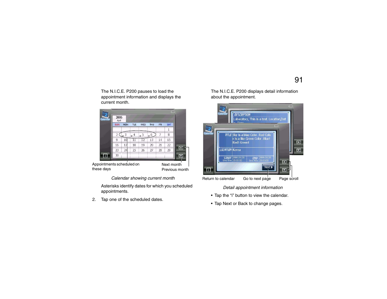 N.i.c.e. p200 | Clarion P200 User Manual | Page 91 / 156
