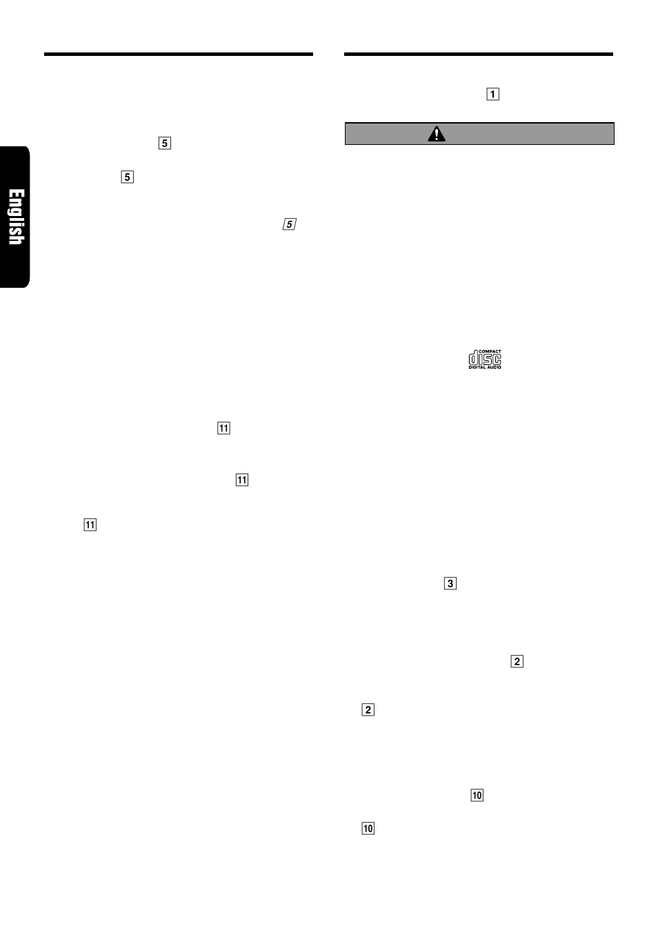 Cd operations, Caution, Radio operations | Preset scan, Instant station recall (isr), Loading a cd, Listening to a cd already inserted, Pausing play, Displaying cd titles | Clarion DRX8575z User Manual | Page 10 / 26