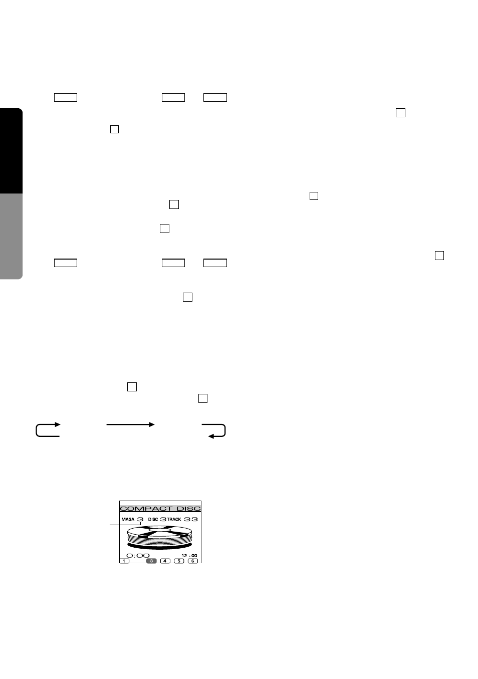 24 english, Random play, Switching the magazine | Locking the magazine | Clarion compact disc User Manual | Page 18 / 28