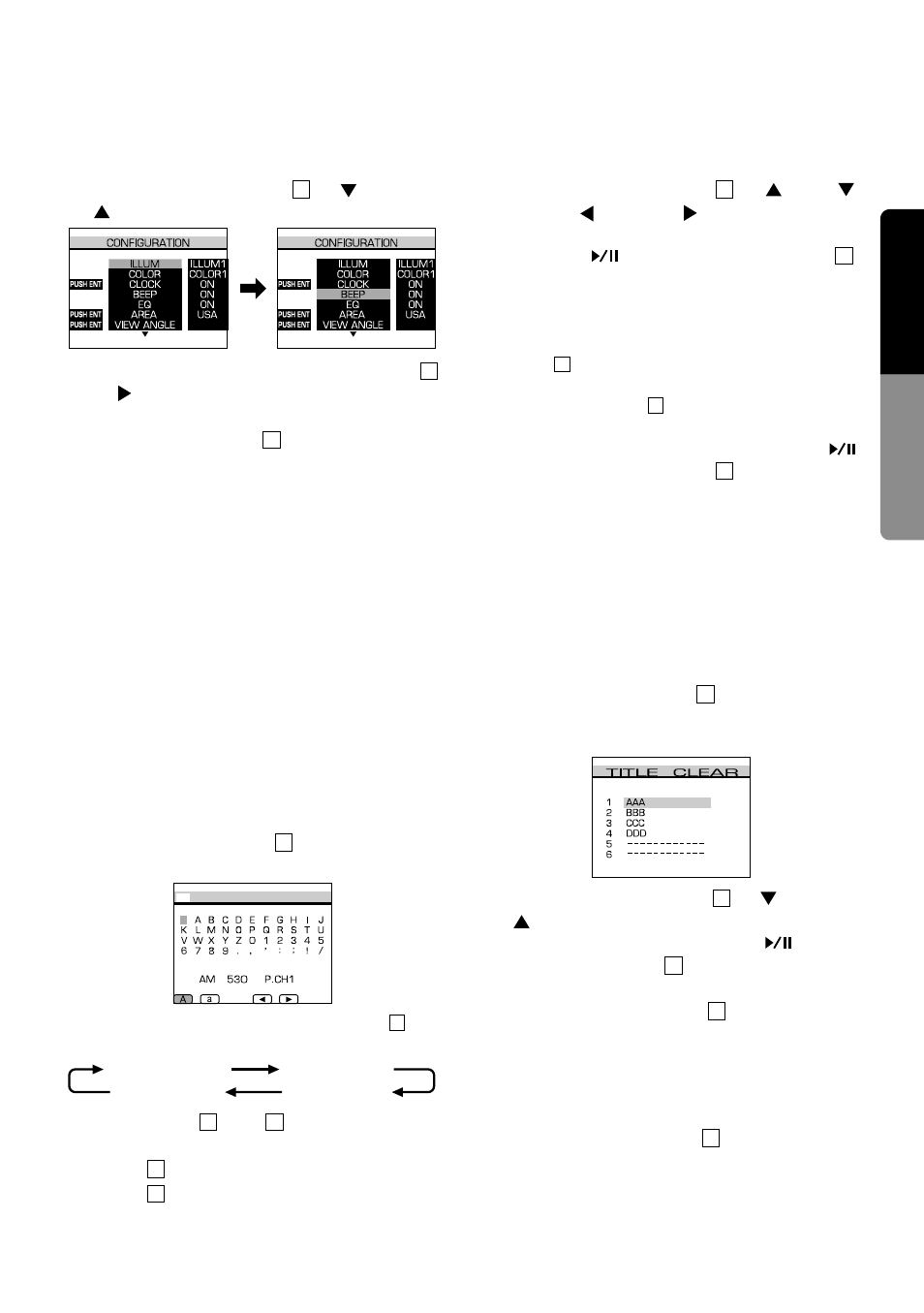 29 english, Titling | Clarion compact disc User Manual | Page 23 / 28