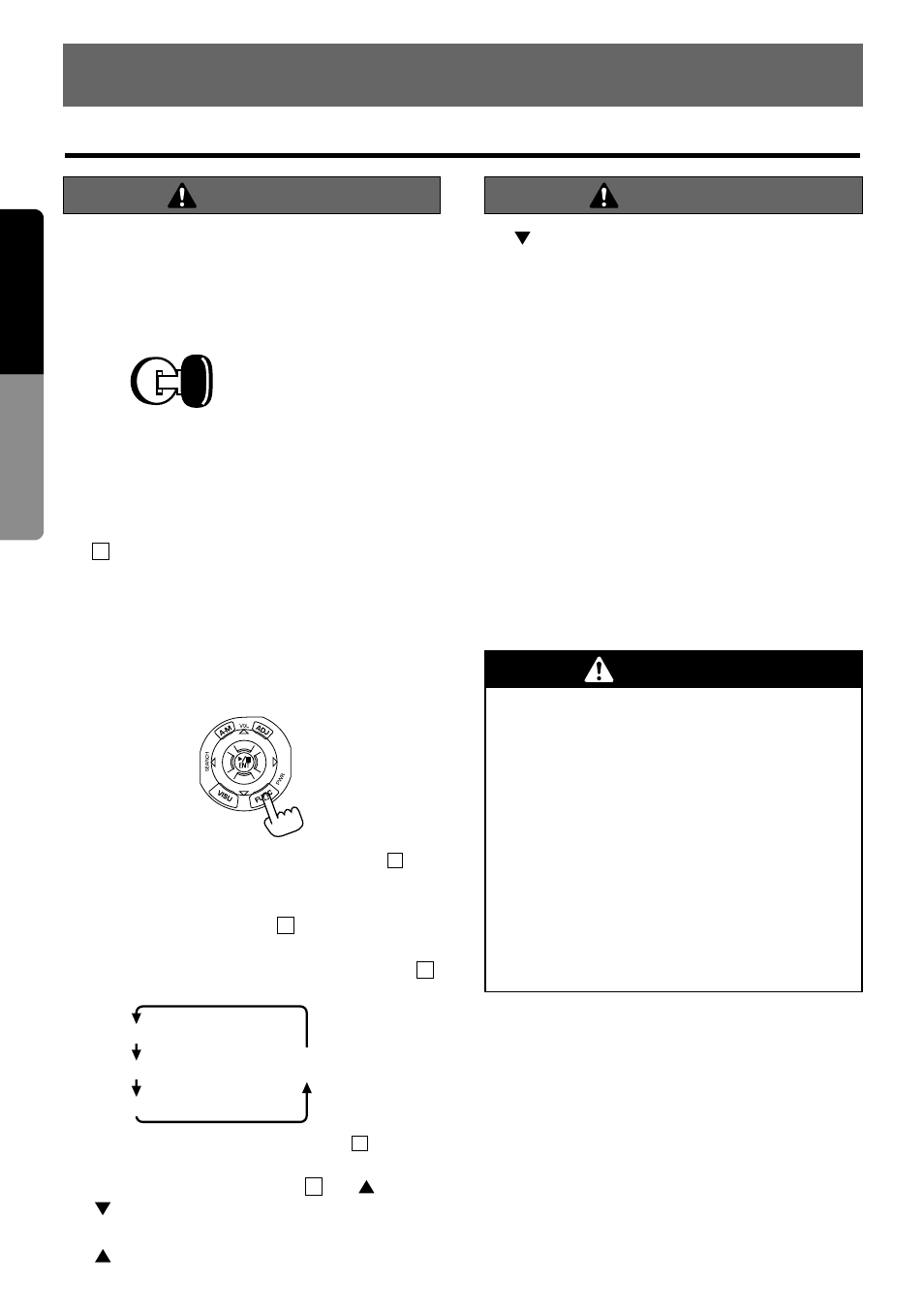 Operation, Basic operations caution, Caution | Warning, 14 english | Clarion compact disc User Manual | Page 8 / 28