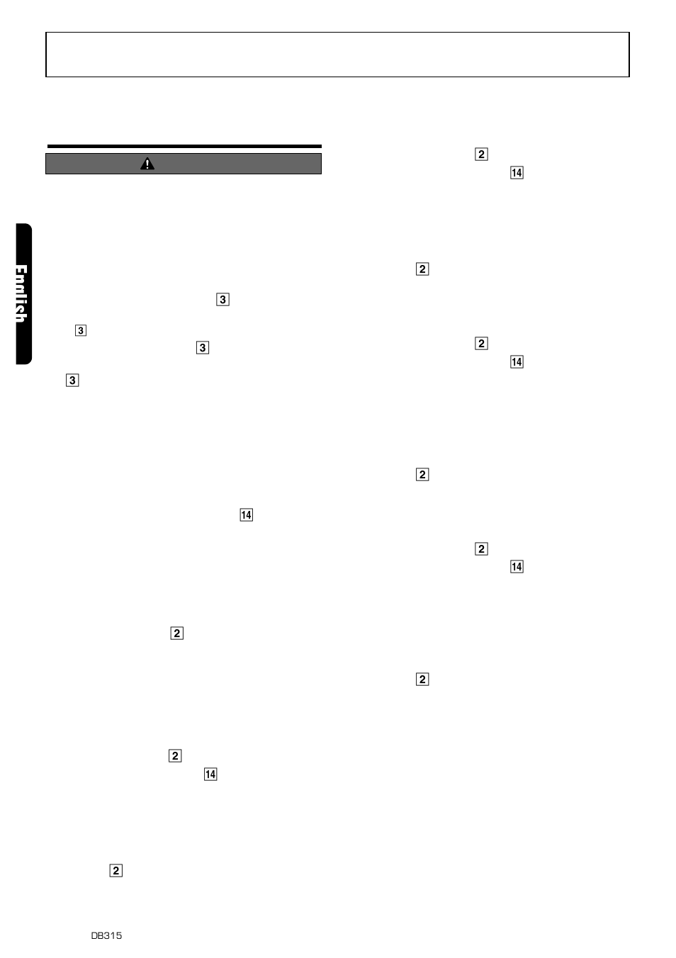 Operation, Basic operations, English | Turning on the power and adjusting the volume, Audio mode adjustments, Adjusting the bass, Adjusting the treble, Adjusting the balance, Adjusting the fader | Clarion DB315 User Manual | Page 8 / 14