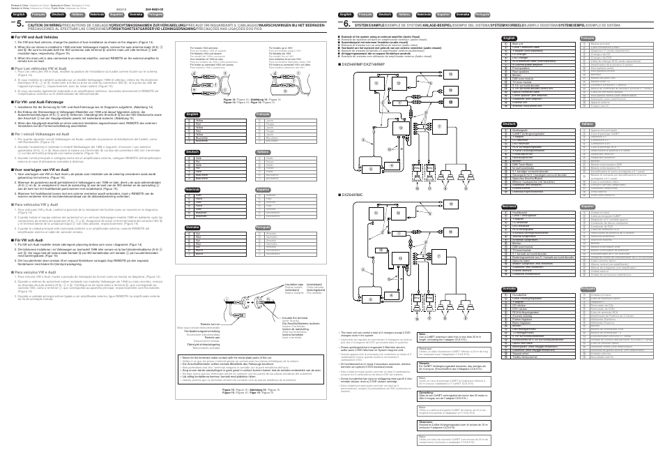 Clarion DXZ848RMC User Manual | 2 pages