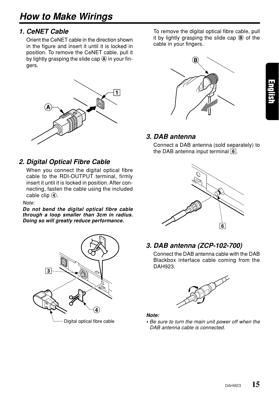 How to make wirings | Clarion DAH923 User Manual | Page 9 / 10