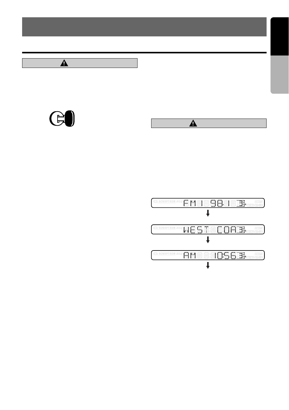 Basic operations, Operations, 21 english | Caution, Turning on and off the power, Selecting a mode, Adjusting the volume, Switching the display | Clarion VRX925VD User Manual | Page 21 / 82