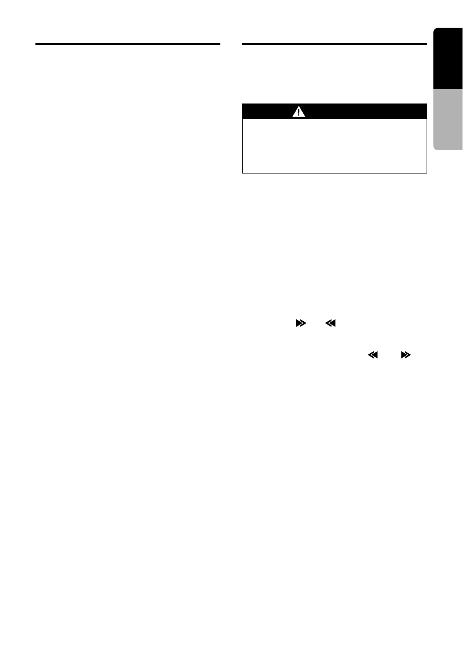 Tv operations, Dvd changer operations, 49 english | Warning, Tv functions, Watching tv, Watching a video, Selecting a disc, Switching to a next disc. (disc up function), Disc repeat playback | Clarion VRX925VD User Manual | Page 49 / 82