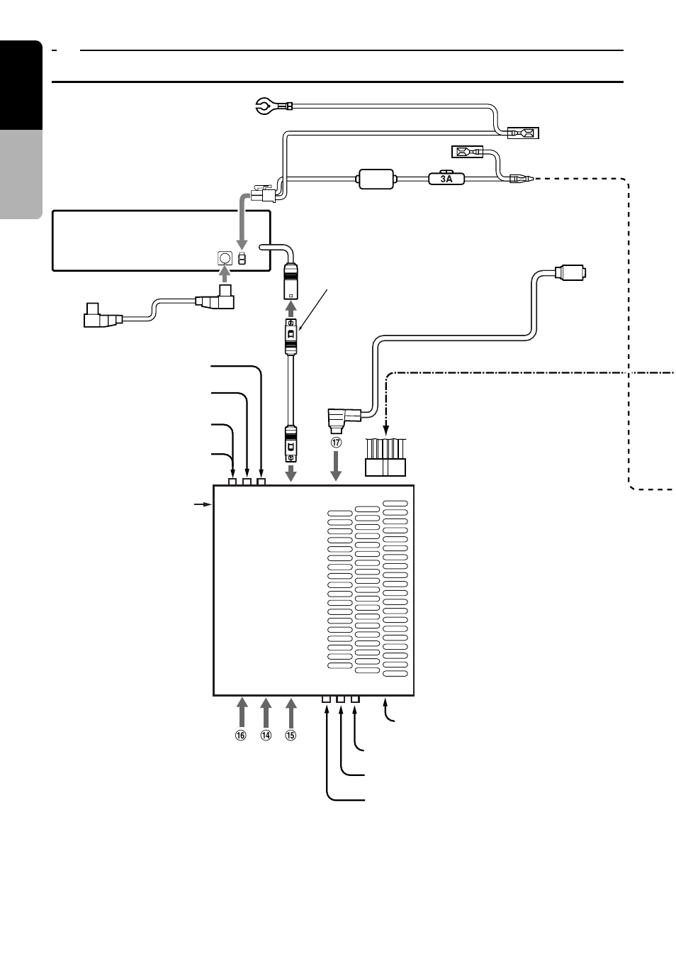 Wiring, Wire connection, English | Clarion VRX925VD User Manual | Page 70 / 82