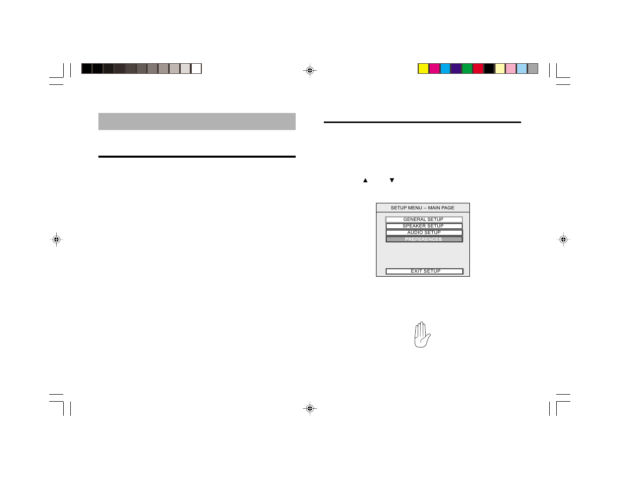 Setup, Vs735 typical setup and configuration, Changing settings | Clarion VS735 User Manual | Page 29 / 39