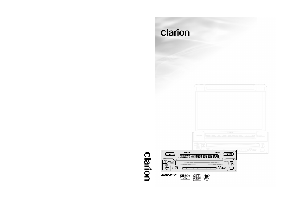 Clarion VRX938R User Manual | 51 pages