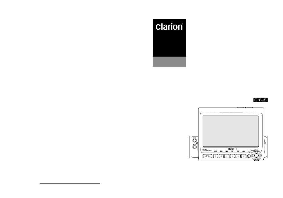 Clarion TVX5653 User Manual | 18 pages