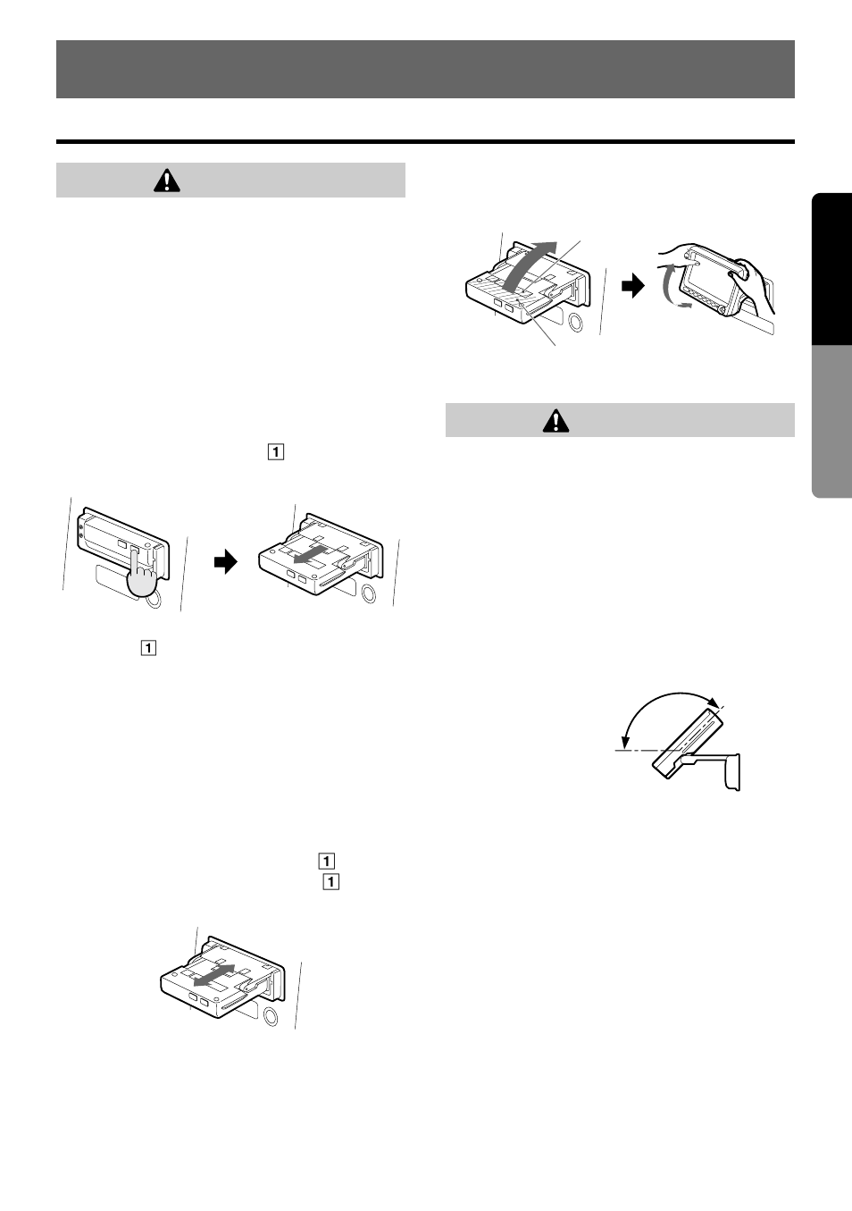 Operation, Basic operations caution, Caution | 11 english | Clarion TVX5653 User Manual | Page 7 / 18