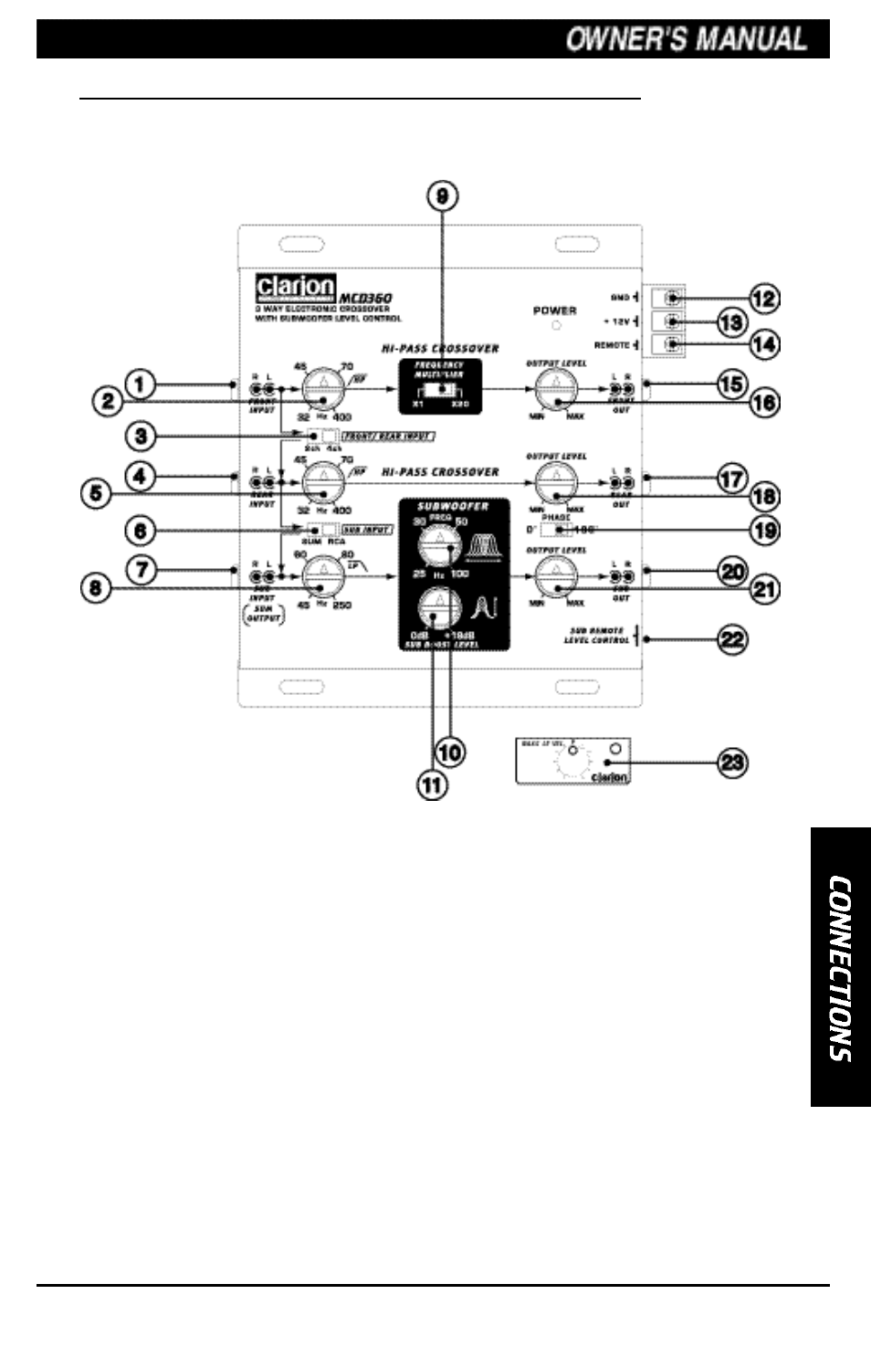 Clarion MCD360 User Manual | Page 3 / 16