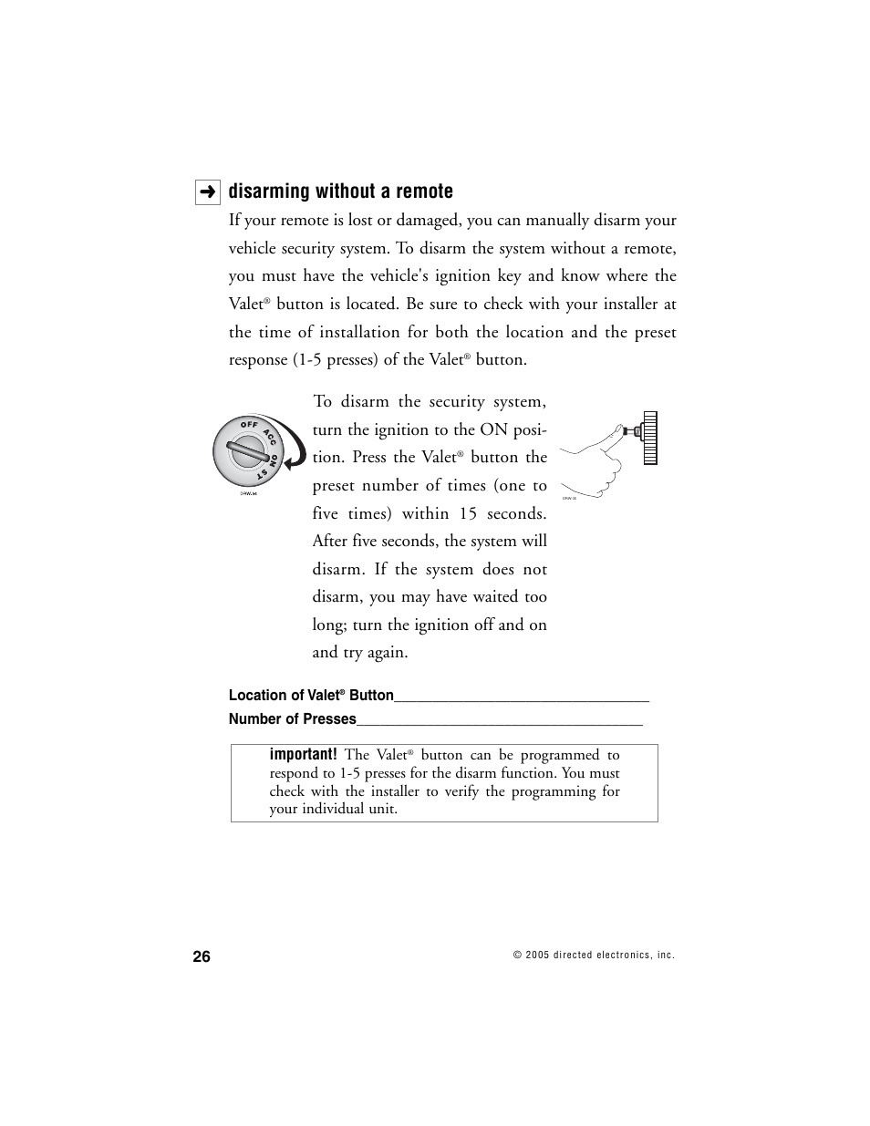 Disarming without a remote | Clarion S660 User Manual | Page 29 / 47