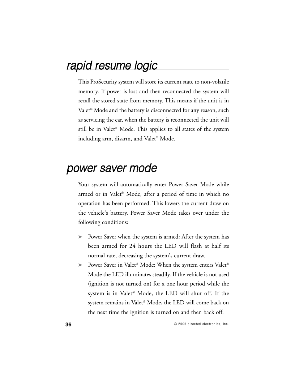 Rra ap piid d rre essu um me e llo og giic c, Ppo ow we err ssa avve err m mo od de e | Clarion S660 User Manual | Page 39 / 47